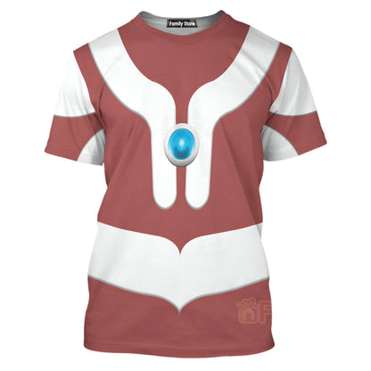 Ultraman T-Shirt 3D For Men & Women