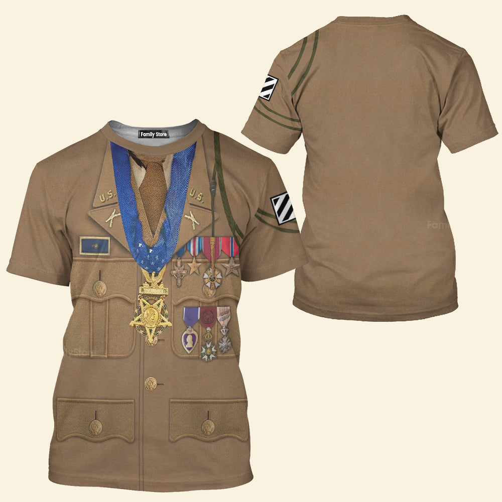 Audie Murphy - 3D TShirts