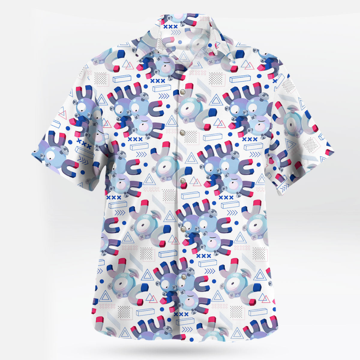 Magnemite Pokémon Hawaiian Shirt