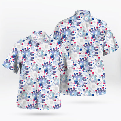 Magnemite Pokémon Hawaiian Shirt