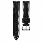 Black Lizard Leather Watch Strap — original product photo