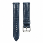 Navy Blue Alligator Leather Watch Strap — original product photo