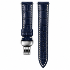 Navy Alligator Leather Watch Strap — original product photo