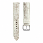 White Alligator Leather Watch Strap — original product photo