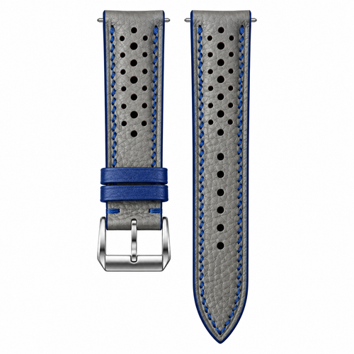 Grey Togo Calfskin Rally Watch Strap — original product photo