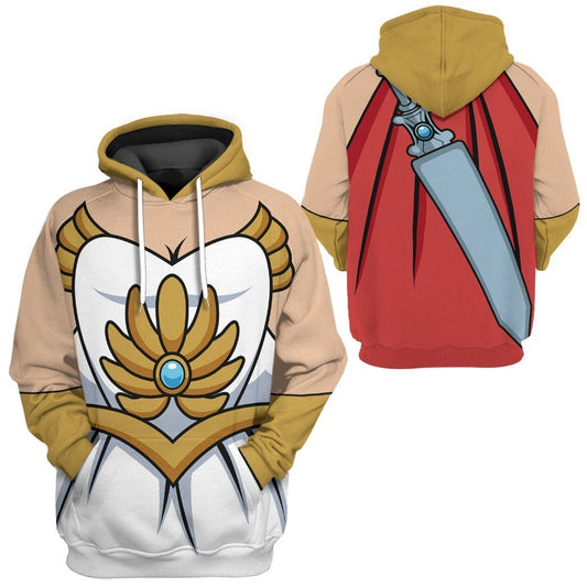 He-Man And The Masters Of The Universe Hoodie Master Of The Universe She Ra Custome T-Shirt White Unisex - Trendy Gift For Men & Women