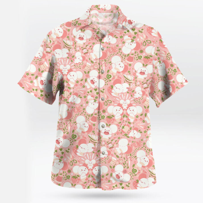 Maushold Smogon Hawaiian Shirt – Cute Pink Pattern for Pokemon Fans - Tropi Hawaiian Shirts