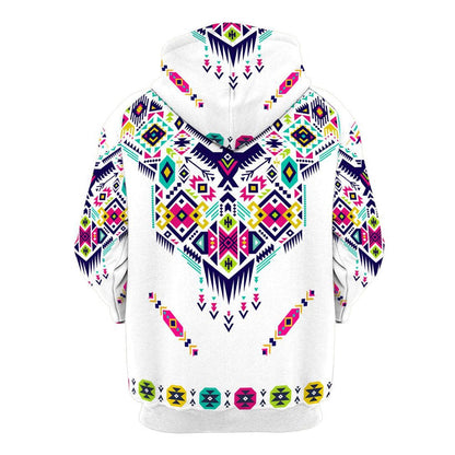 Native American Hoodie Tribal Native American Eagle Pattern Hoodie Colorful Unisex - Cozy Hoodie For Cold Weather