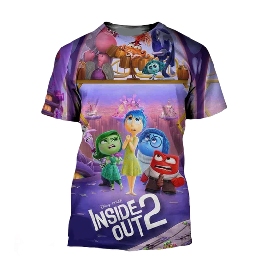 Inside Out T-Shirt Disney Inside Out 2 Poster T-Shirt Colorful Unisex - Trendy Gift For Men & Women