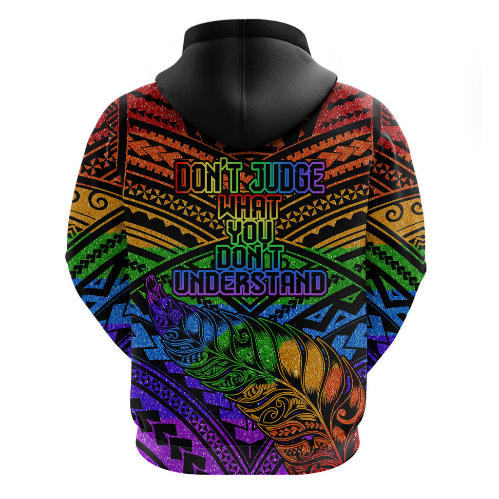 Lgbt Hoodie Dont Judge What You Dont Understand Hoodie Colorful Unisex - Cozy Hoodie For Cold Weather