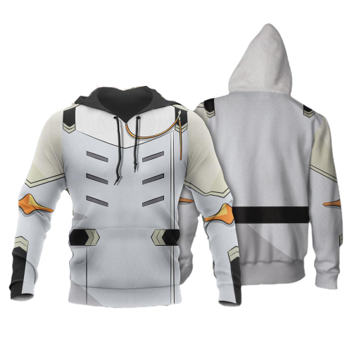  Darling In The Franxx Hoodie Darling In The Franxx Nine Alpha Suit Costume White Hoodie Anime Hoodie Adult
