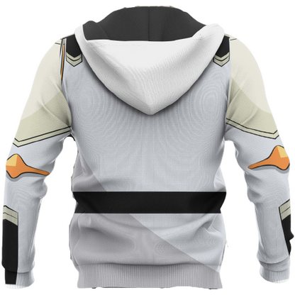  Darling In The Franxx Hoodie Darling In The Franxx Nine Alpha Suit Costume White Hoodie Anime Hoodie Adult