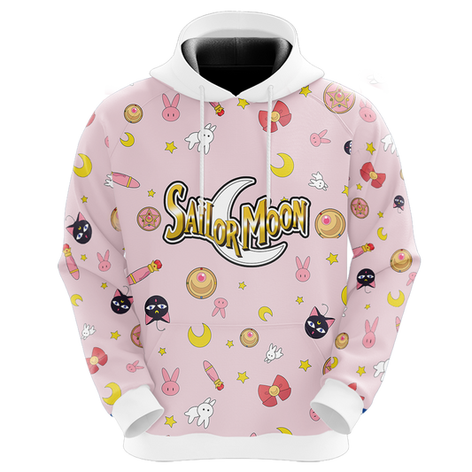  Sailor Moon Hoodie Usagi Tsukino Sailor Moon Items Cute Pink Hoodie   Anime Hoodie