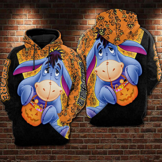  DN Halloween Hoodie Halloween Eeyore With Candy Basket Hoodie WTP Hoodie