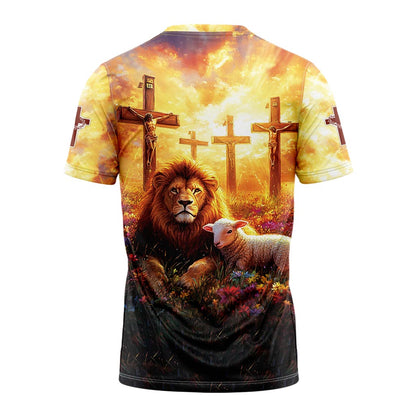 Jesus Because of Him Heaven Know my Name 3D TShirt