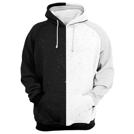 Pi Hoodie Pi Universe Symbol Graphic Hoodie Math Hoodie Black White Unisex - Cozy Hoodie For Cold Weather