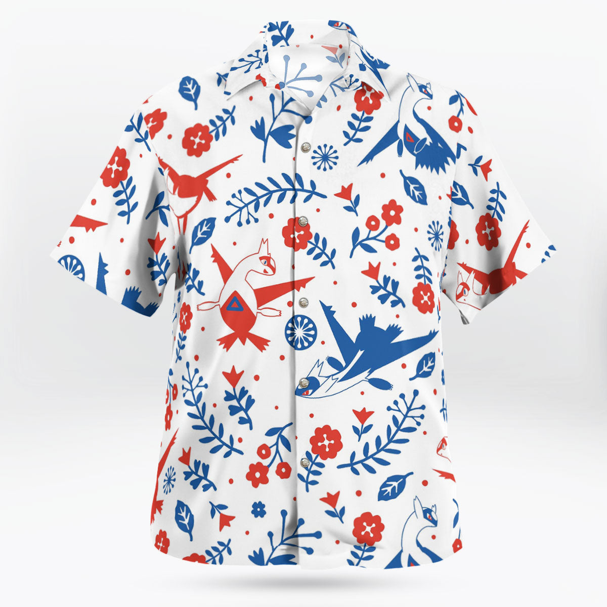 Pokemon Aloha Latias Latios Hawaiian Shirt