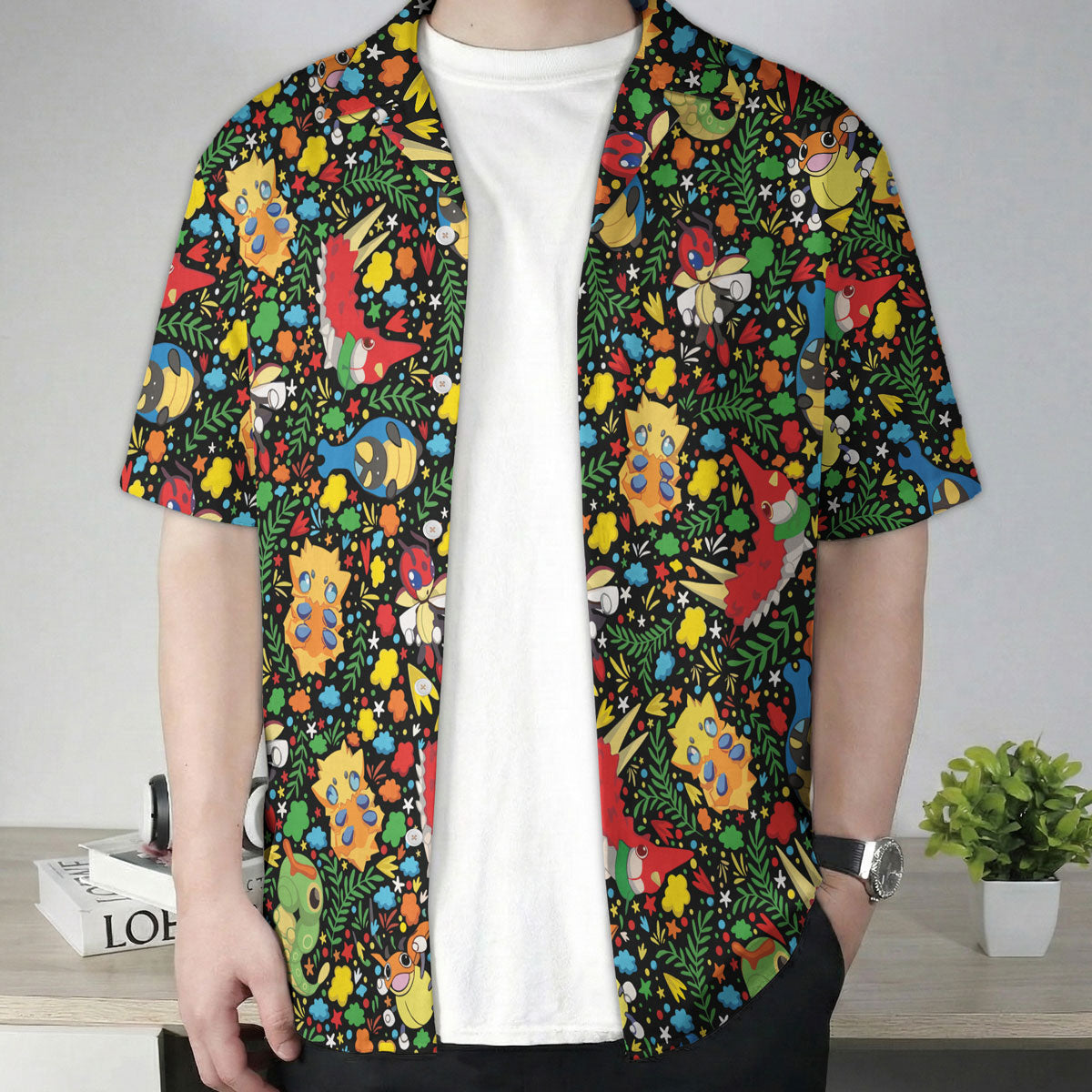 Pokémon Bug Type Tropical Pattern Hawaiian Shirt - Tropi Hawaiian Shirts