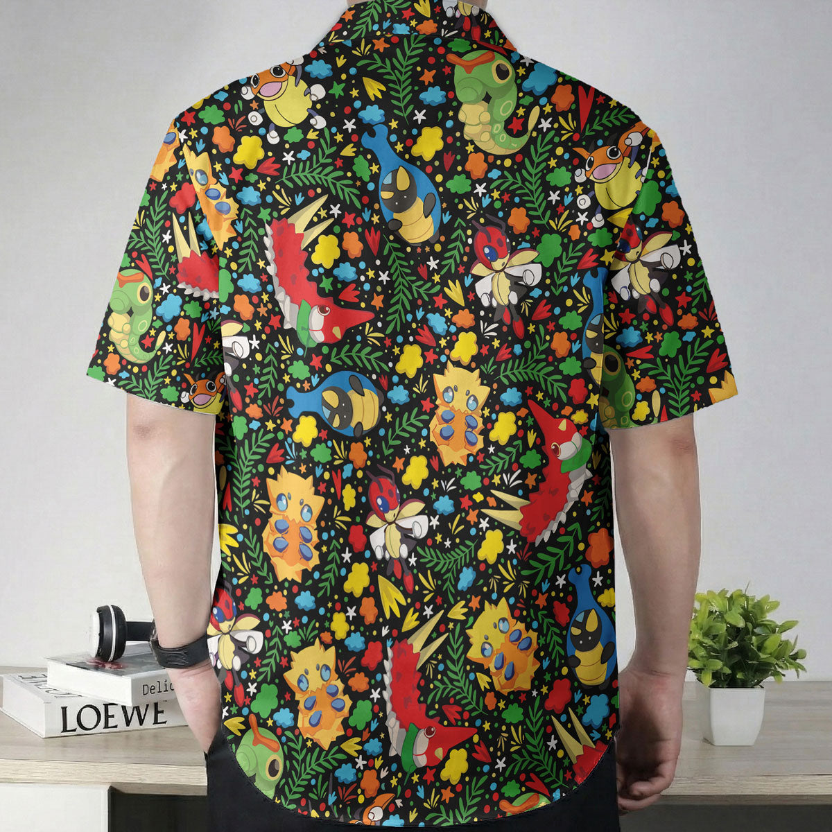 Pokémon Bug Type Tropical Pattern Hawaiian Shirt - Tropi Hawaiian Shirts
