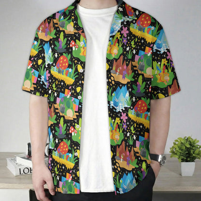 Pokémon Fantasy World Tropical Pattern Hawaiian Shirt - Tropi Hawaiian Shirts