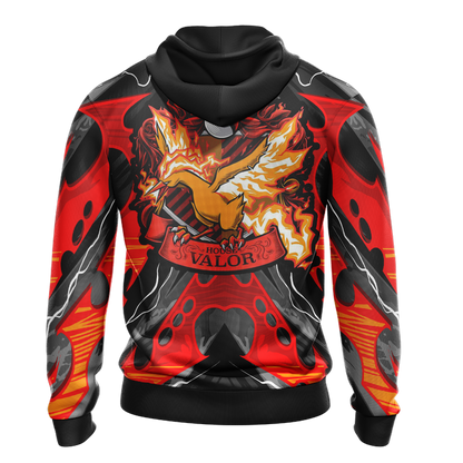 Pokemon Hoodie Pokemon House Vailor Graphic Hoodie Red Black Unisex - Cozy Hoodie For Cold Weather