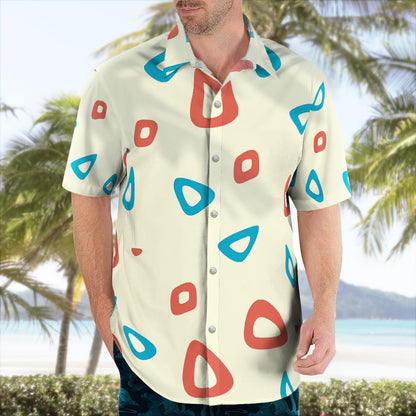 Pokemon Togepi Pattern Button Up Hawaiian Shirt - Tropi Hawaiian Shirts