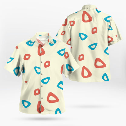 Pokemon Togepi Pattern Button Up Hawaiian Shirt - Tropi Hawaiian Shirts