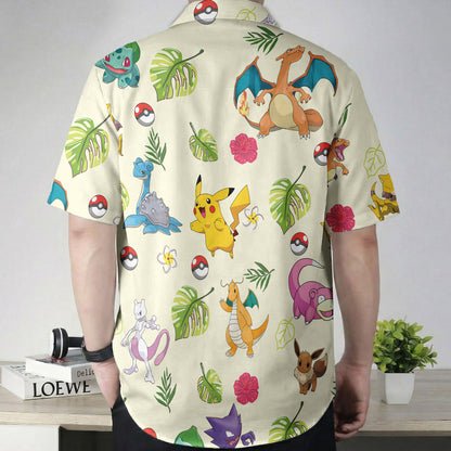 Pokemon Tropical Cream Anime Hawaiian Shirt