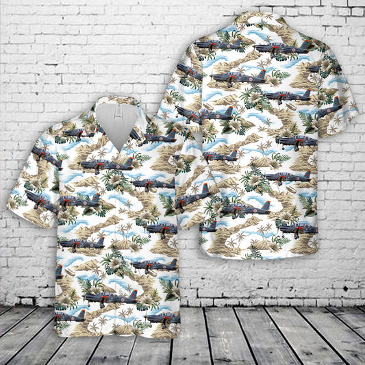 Portuguese Air Force Socata TB 30 Epsilon Hawaiian Shirt