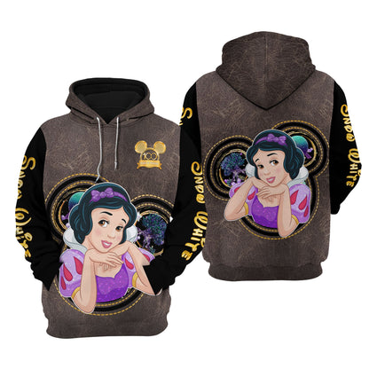 Snow White Hoodie Snow White Leather 100 Years Of Wonder Hoodie Brown Unisex - Cozy Hoodie For Cold Weather