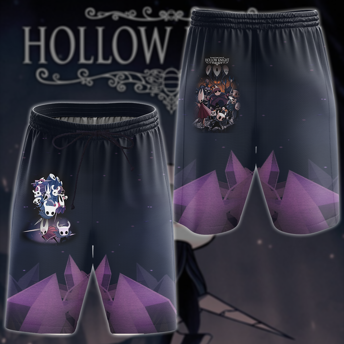 Hollow Knight Video Game 3D All Over Printed T-shirt Tank Top Zip Hoodie Pullover Hoodie Hawaiian Shirt Beach Shorts Joggers
