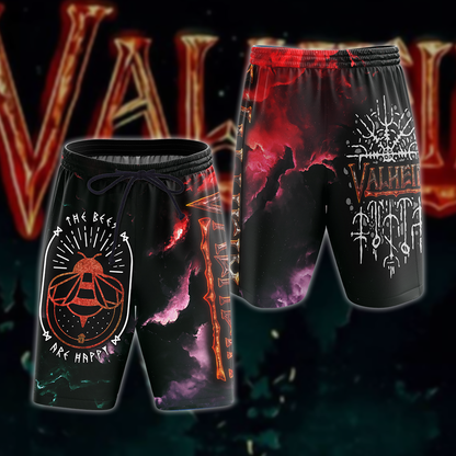 Valheim All 3D Over Print T-shirt Tank Top Zip Hoodie Pullover Hoodie Hawaiian Shirt Beach Shorts Jogger
