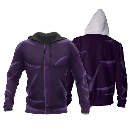 Jujutsu Kaisen Hoodie Satoru Gojo Costume Hoodie Dark Purple Unisex