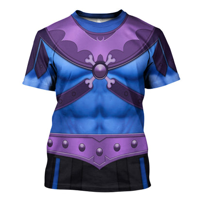 He-Man And The Masters Of The Universe Hoodie Master Of The Universe Skeletor Figure Custome T-Shirt Blue Purple Unisex - Trendy Gift For Men & Women