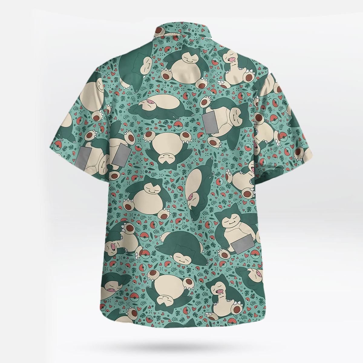 Snorlax Pokemon Hawaiian Shirt Sleepy Tropical Aloha Shirt