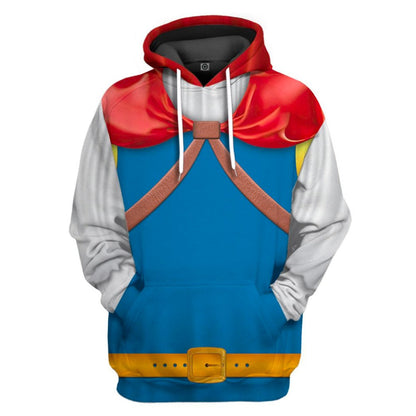 Snow White Hoodie Snow White Prince Florian Costume T-Shirt Blue Red Unisex - Trendy Gift For Men & Women