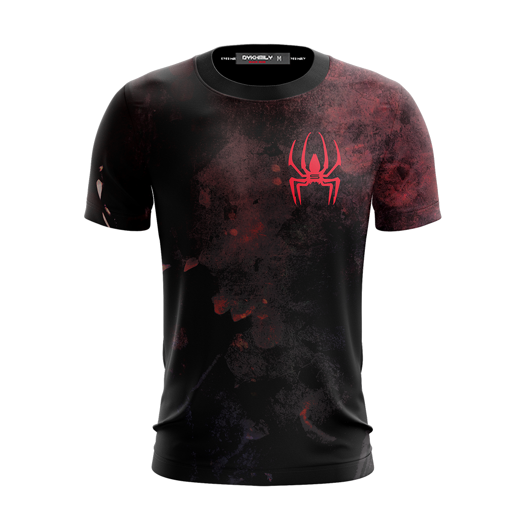 Spiderman T-Shirt Marvel Spiderman Game Mode T-Shirt Black Unisex - Trendy Gift For Men & Women