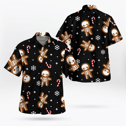 Spooky Christmas Button Up Hawaiian Shirt - Tropi Hawaiian Shirts