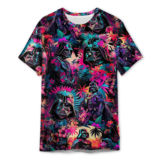 Stwa Darth Vader Synthwave Cool - 3D T-shirt