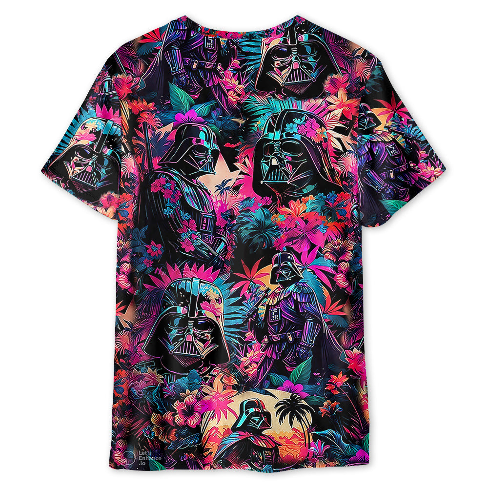 Stwa Darth Vader Synthwave Cool - 3D T-shirt