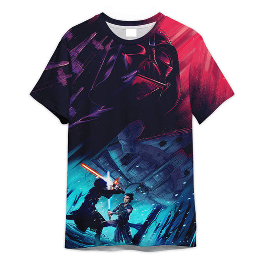 Stwa Colorful Galaxy - 3D T-shirts For Fans