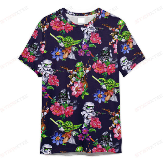 Stwa Patter Flower - 3D T-shirt For Fans