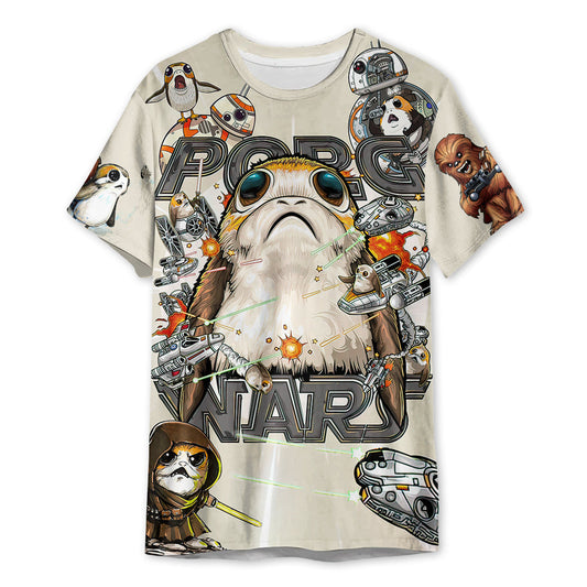 Stwa Porg So Cute - 3D T-shirt For Fans