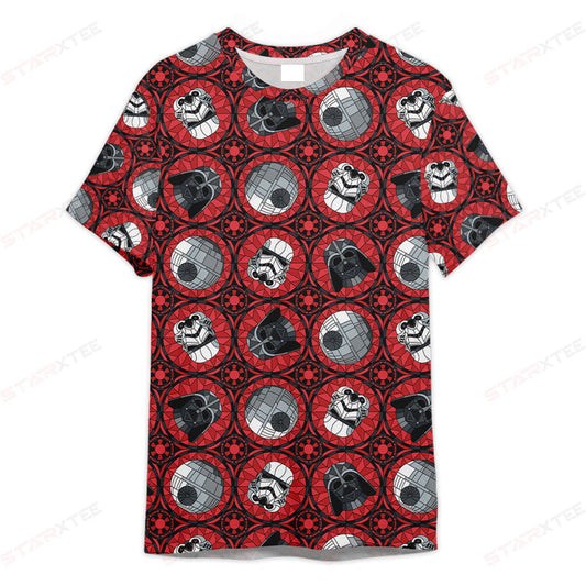 Stwa Red Pattern - 3D T-shirt For Fans