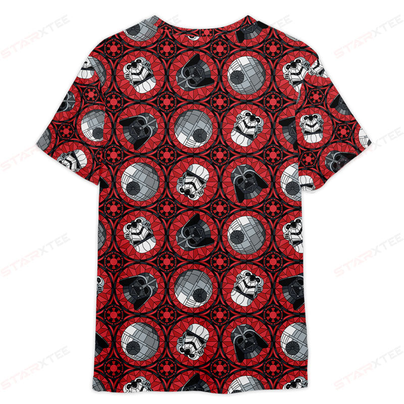 Stwa Red Pattern - 3D T-shirt For Fans