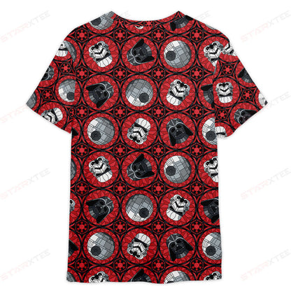 Stwa Red Pattern - 3D T-shirt For Fans