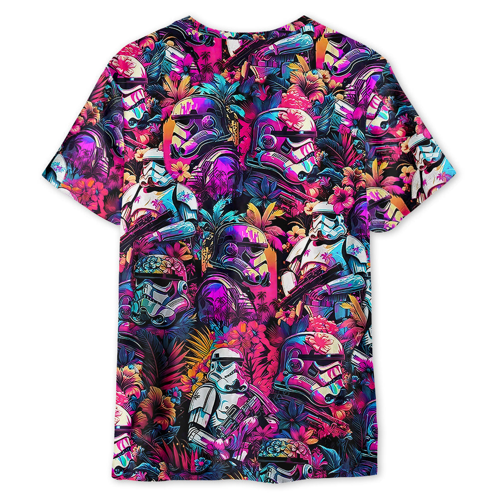 Stwa Synthwave Cool -  3D T-shirt For Fans