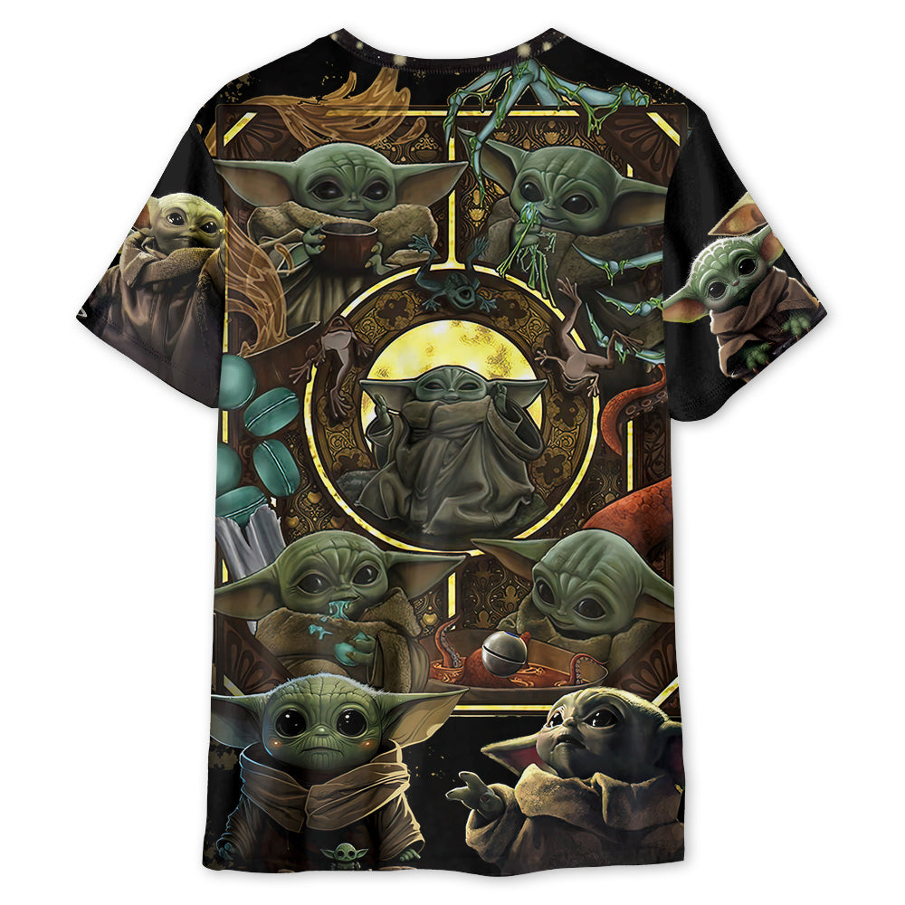 Starwars Baby Yoda In Your Area -  3D T-shirt