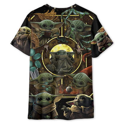 Starwars Baby Yoda In Your Area -  3D T-shirt