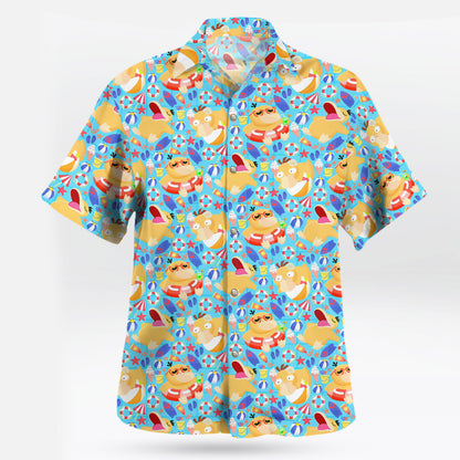 Summer Psyduck Beach Party Pokemon Hawaiian Shirt | Tropi Hawaiian Shirts Store